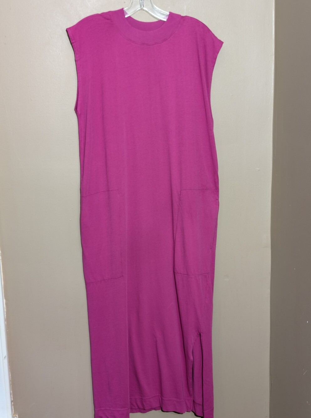 Free People Beach All Day Long Midi T-Shirt Dress Sz Small - Picture 3 of 8
